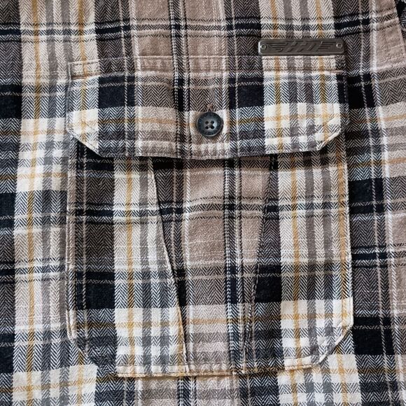 Harley Davidson Mens Plaid Shirt 2XL Button Front Short Sleeve Biker Motorcycle - Picture 7 of 16